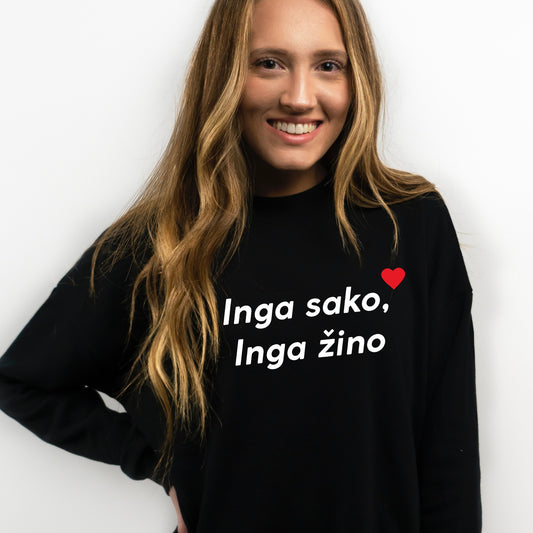 Inga sako, Inga žino ❤️  (galima su bet kokiu vardu)